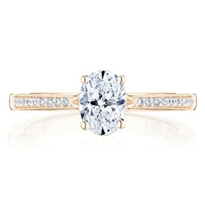 Tacori 14k Gold Pave Diamond Engagement Ring