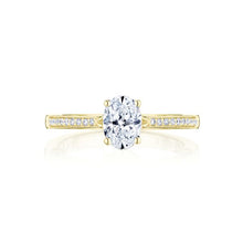 Tacori 14k Gold Pave Diamond Engagement Ring