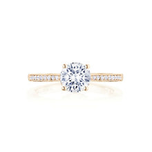Tacori 14k Gold Pave Diamond Engagement Ring
