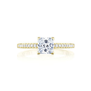 Tacori 14k Gold Pave Diamond Engagement Ring