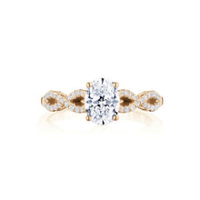 Tacori Coastal Crescent Twist Diamond Engagement Ring