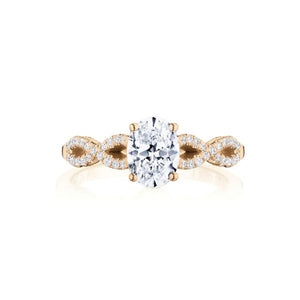 Tacori Coastal Crescent Twist Diamond Engagement Ring
