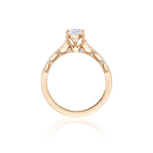 Tacori Coastal Crescent Twist Diamond Engagement Ring