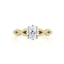 Tacori Coastal Crescent Twist Diamond Engagement Ring