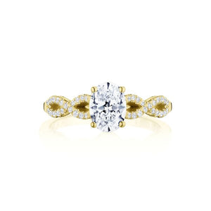 Tacori Coastal Crescent Twist Diamond Engagement Ring