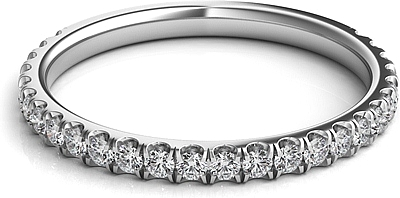 Pave Diamond  Wedding Band-SNT323WB