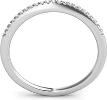 Pave Diamond Fitted Wedding Band