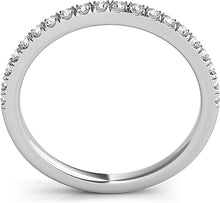 Pave Diamond Wedding Band