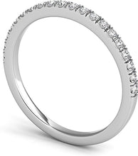 Pave Diamond Wedding Band