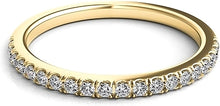 Pave Diamond Wedding Band