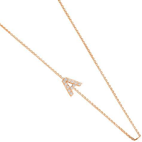 
Personalized 14k Initial & Diamond Side Necklace

Initial size...