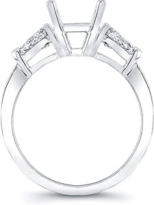 Pear Shape Diamond Engagement Ring- .69ct tw