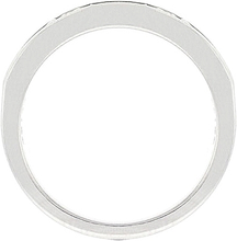 Platinum 3/4 ct. Channel-Set Round & Baguette Diamond Band