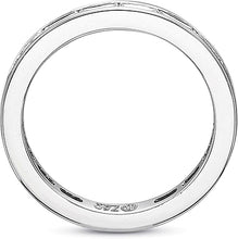 Precision Set Baguette Diamond Wedding Band