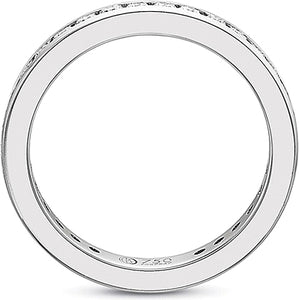 Precision Set Channel Diamond Wedding Band