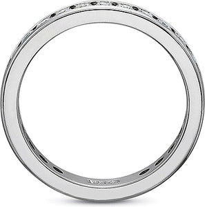 Precision Set Channel Diamond Wedding Band