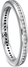 Precision Set Channel Diamond Wedding Band