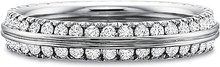 Precision Set Divided Diamond Wedding Band