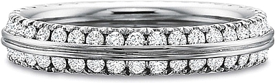 Precision Set Divided Diamond Wedding Band