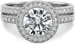 Precision Set Flush Fit Prong Set Diamond Engagement Ring
