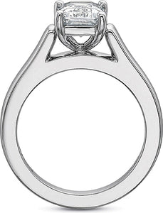 Precision Set Flush Fit Solitaire Diamond Engagement Ring