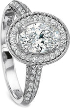 Precision Set Knife Edge Diamond Engagement Ring