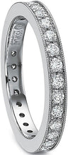 Precision Set Pave Diamond Wedding Band