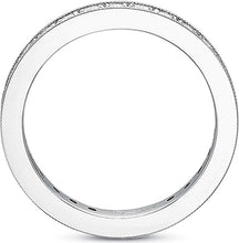 Precision Set Pave Diamond Wedding Band