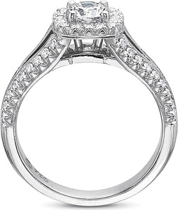 Precision Set Split Shank Diamond Engagement Ring
