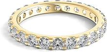 Scalloped Prong Round Diamond Eternity Ring 1.50ct tw