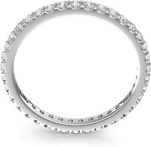 Scalloped Prong Round Diamond Eternity Ring .50ct tw