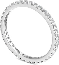 Scalloped Prong Round Diamond Eternity Ring .50ct tw