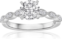 Signature Pave Diamond Engagement Ring