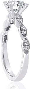 Signature Pave Diamond Engagement Ring