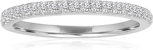 Signature Pave Diamond Wedding Band