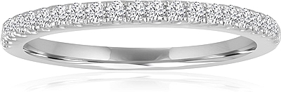 Signature Pave Diamond Wedding Band