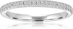 Signature Pave Set Diamond Wedding Band
