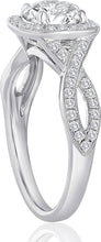 Signature Pave Twist Diamond Engagement Ring