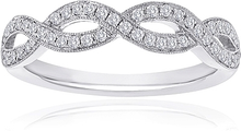 Signature Pave Twist Diamond Wedding Band