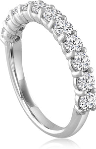 Signature Prong Set Diamond Wedding Band