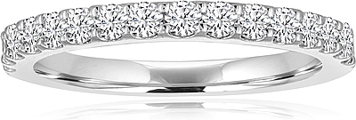 Signature Prong Set Diamond Wedding Band
