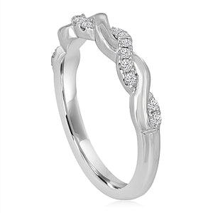 Signature Twist Diamond Wedding Band