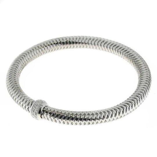 Flexible Bangle with Diamonds