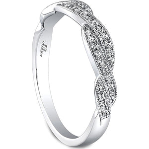 Jeff Cooper Braided Diamond Wedding Band