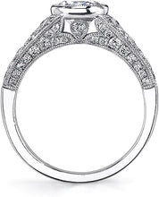 Sylvie Bezel Set Diamond Engagement Ring