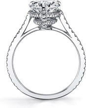 Sylvie Pave Diamond Engagement Ring