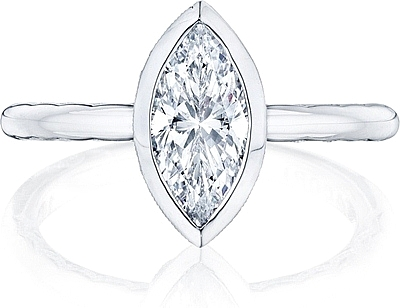 Bezel set online marquise diamond ring