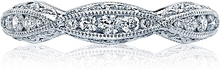 Tacori Criss-Cross Channel-Set & Pave Diamond Eternity Band