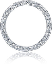 Tacori Criss-Cross Channel-Set & Pave Diamond Eternity Band