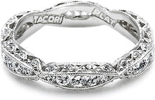 Tacori Criss-Cross Channel-Set & Pave Diamond Eternity Band